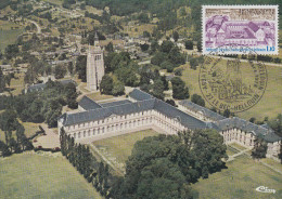 Carte  Maximum  1er  Jour    FRANCE   Abbaye  Notre - DAME  Du  BEC - HELLOUIN   1978 - Klöster