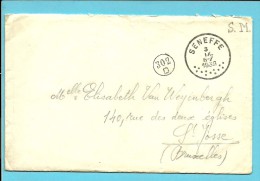 Brief (met Inhoud) Met Stempel SENEFFE Op 3/9/1939 (mobilisatie) - Guerre 40-45 (Lettres & Documents)