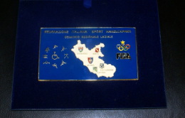 ITALIA - TARGA DELLA FISH FEDERAZIONE ITALIANA SPORT HANDICAPPATI - Andere & Zonder Classificatie