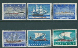 Greece 1958 Merchant Marine - Ships Set MNH T0225 - Nuevos