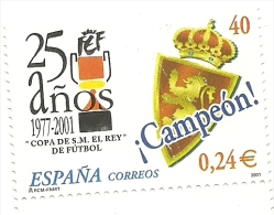 2001 - Spagna 3375 Coppa Del Re     ----- - Neufs
