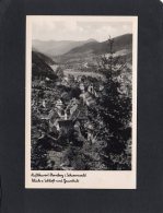 57859    Germania,  Luftkurort Hornberg  I. Schwarzwald,  Blick V. Schloss Und Gauschule,    NV - Hornberg