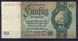 Germany - 1933- 50 Mark   M/L  -    ( VF ) .P-182a ...R 175a - 50 Reichsmark