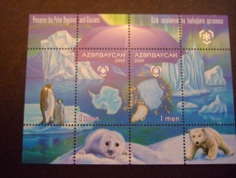 AZERBAIJAN  2009  POLAR YEAR  IPY International Polar Year 2009  MNH **  (0531-250) - Preservare Le Regioni Polari E Ghiacciai
