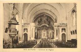 - Herault - Ref A440 -  Saint Pons - St Pons - Interieur De L Eglise  - Carte Bon Etat - - Saint-Pons-de-Thomières