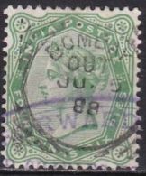 INDIA 1882 India Postage British Empire Queen Victoria 2 Annas 6 Pies Green S.G. 97 - 1882-1901 Imperium