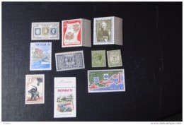 Monaco Lot De 10 Timbres La Plupart MNH** - Lots & Serien