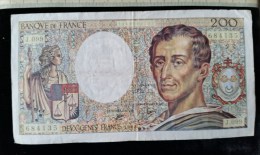 Billet 200 Francs "Montesquieu"  -1990,  J.099 - 200 F 1981-1994 ''Montesquieu''