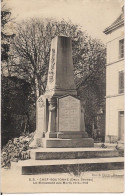 CPA RARE CHEF BOUTONNE MONUMENT AUX MORTS 1914 1918 - Chef Boutonne