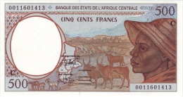 East African States - Afrique Centrale Congo 2000 Billet 500 Francs Pick 101 G Neuf UNC - Republic Of Congo (Congo-Brazzaville)