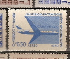 Brazil * & Aereo, Inaguração Do Serviço Aereo A Jacto 1959 (79) - Unused Stamps