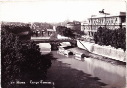 CARTOLINA  ROMA - LUNGO TEVERE      VIAGGIATA 1966 - Fiume Tevere