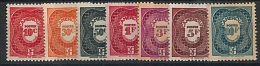 NOUVELLE CALEDONIE  1947  TAXE N°  ENTRE 25 A 33    NEUFS * - Neufs