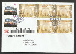 Portugal Quartiers Juifs FDC Recommandée Cachet Synagogue Tomar 2010 Jewish Quarters Judaica Tomar Synagogue Reg FDC - Judaisme