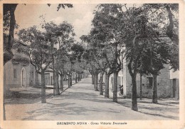 04626 "GRUMENTO NOVA  - CORSO VITTORIO EMANUELE "  ANIMATA. CART. POST. ORIG. SPEDITA 1956. - Other & Unclassified