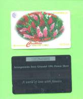 DOMINICA - Magnetic Phonecard/Flowers/Ginger Lilies - Dominique