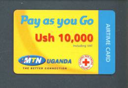 UGANDA  -  Remote Phonecard As Scan - Oeganda