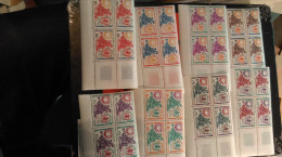 Serie Complete 8 Pays En Bloc De 4 Coin De Feuille Sans Charniére ** 20eme Organisation Mondiale De La Santé 1968 - Zonder Classificatie