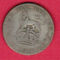 GREAT BRITAIN   1 SHILLING (SILVER) 1921 (KM # 816A) - I. 1 Shilling