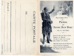 CPA 1760 - MILITARIA - Carte  Militaire Double - Prière Au Jeune Bon Dieu - De Th. BOTREL - Patrióticos