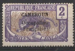 CAMEROUN 1916  Puma - 2c. - Violet And Brown  MH - Neufs