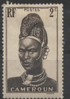 CAMEROUN 1939 Lamido Woman -  2c. - Black MH - Neufs