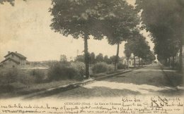 60 - CPA Guiscard - La Gare Et L'Avenue - Guiscard