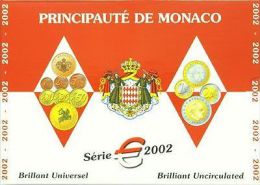 Monaco 2002 : Série BU Des 8 Pièces (en Coffret Scellé) - DISPONIBLE EN FRANCE - Monaco