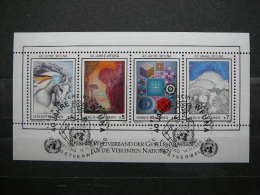 Paintings # United Nations UN Vienna Austria 1986 Used #Mi. 64/7 Block3 - Gebraucht