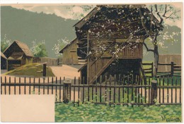 Alfred MAILICK - Paysage, Ferme - Illustrateur - Mailick, Alfred