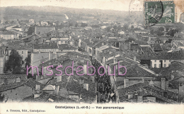 Delcampe - 47 - CASTELJALOUX - Vue Panoramique - 1908 - 2  Scans - Casteljaloux
