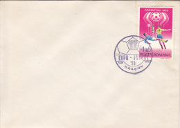 35395- SOCCER, SPORTS PHILATELIC EXHIBITION, SPECIAL POSTMARK, MANOR STAMP ON COVER, 1978, ROMANIA - Briefe U. Dokumente