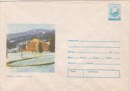 35511- PREDEAL- HORIZON HOTEL, TOURISM, COVER STATIONERY, 1985, ROMANIA - Hotel- & Gaststättengewerbe