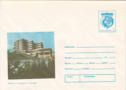 35518- BACAU- WATERFALL HOTEL, TOURISM, COVER STATIONERY, 1987, ROMANIA - Hotel- & Gaststättengewerbe