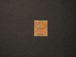 NOUVELLE CALEDONIE - 1892 PITTORICA 40 C. - TIMBRATO/USED - Gebraucht