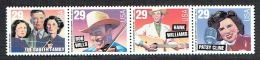 ETATS-UNIS USA 1993, CHANTEURS COUNTRY, 4 Valeurs En Bande, Neufs / Mint. R236 - Chanteurs