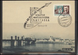 RUSSIA USSR Private Cancellation On LTSR Cover LITHUANIA KAUNAS-klub-004 Philatelic Exhibition Space Exploration - Locales & Privados