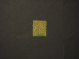NOUVELLE CALEDONIE - 1892 PITTORICA 75 C. - NUOVO(+) - Unused Stamps