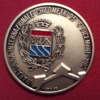 MEDAGLIA ARGENTO   SAN GIOVANNI AL NATISONE  I GRAN PREMIO MN  MARATONA INTERNAZIONALE 1982 -   - D. 4 Cm - Professionals/Firms