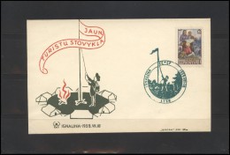 RUSSIA USSR Private Cover  Cancellation LITHUANIA LT Klub 005 Tourism Scouting - Lokal Und Privat