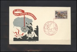 RUSSIA USSR Private Cover  Cancellation LITHUANIA LT Klub 006 Tourism Scouting - Locales & Privados