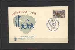 RUSSIA USSR Private Cover  Cancellation LITHUANIA LT Klub 007 Tourism Scouting - Lokal Und Privat