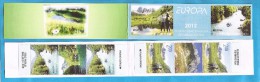 2012  563-64A  EUROPA BESUCHE BOSNIEN HERZEGOWINA REPUBLIKA SRPSKA  BOOKLET  2 SET-VG  MNH - 2012