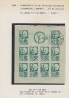 O9 1938 BRAZIL, CREATOR OF FIRST POSTAL STAMP PENNY BLACK ROWLAND HILL, BRAPEX PHILATELIC EXHIBITION, MNH - Unused Stamps