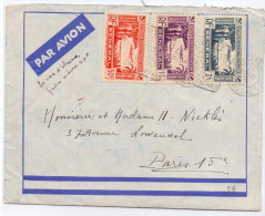 LETTRE DE DAKAR PRINCIPAL OBL DAGUIN PAR AVION POUR PARIS - Storia Postale