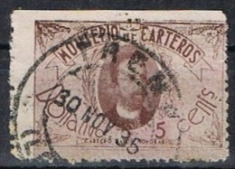 Sello 5 Cts Fiscal, Montepio De Carteros, Thebussem, Fechador TREMP (Lerida) º - Postage-Revenue Stamps
