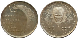 50 Lira 1973 (Turkey) Silver - Turkije