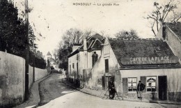 95 - MONTSOULT - La Grande Rue - Animée - Café De La Place - (Monsoult) - Montsoult