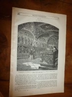 1847 MP Salle D'audience Du Collège Du Change à Pérouse (dessin De Frappas Et Freemann; Les Sauriens Des îles GALAPAGOS - 1800 - 1849