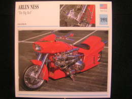 AP2 / Sports, Motos, Arlen Ness " The Big Red "  Exception - États-Unis -  1991 - Sport